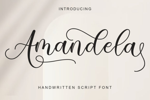 Amandela: An Elegant Script Font for Web Design