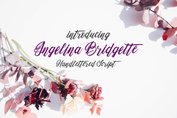 Angelina Bridgette: A Playful Script Font for Editorial Design