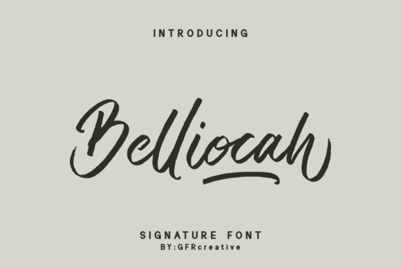 Belliocah: A Script Font for Polished Branding