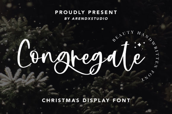 Congregate: A Script Font for Scroll-Stopping Design