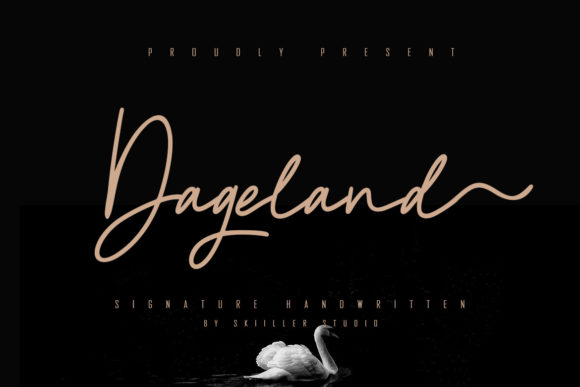 Dageland: A Refined Script Font for Editorial Elegance
