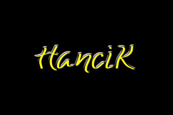 Hancik: A Playful Script Font for Creative Branding