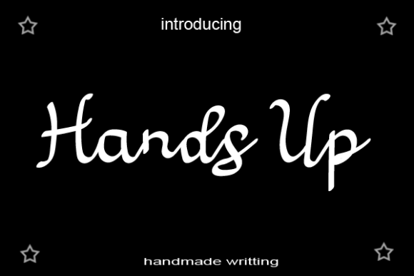 Hands Up: An Elegant Script Font for Editorial Design