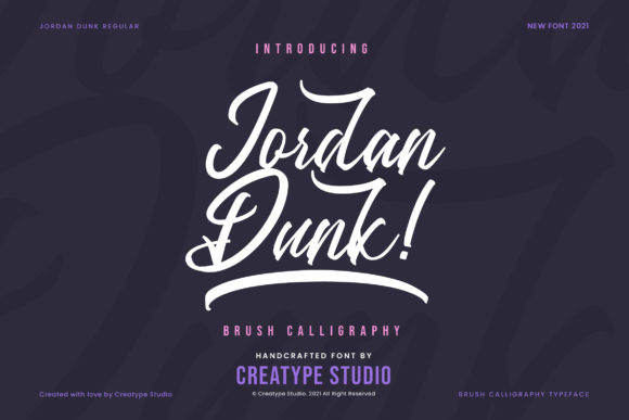 Jordan Dunk: The Script Font for Clear Campaigns