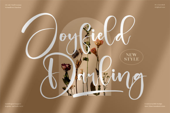 Joyfield Darling: A Script Font for Branding