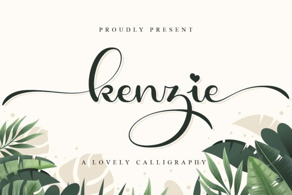 Kenzie: A Playful Script Font for Editorial Design