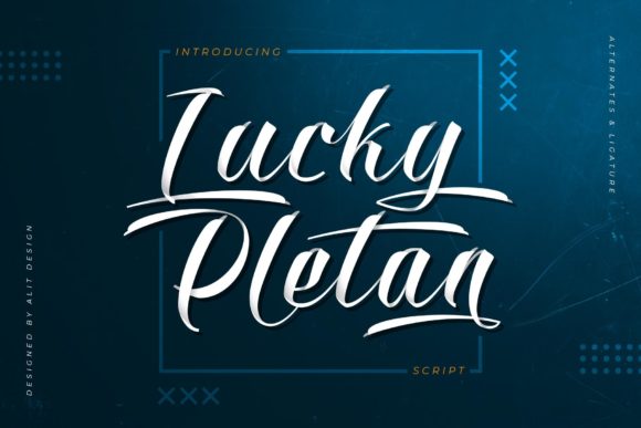 Lucky Pletan: The Script Font That Elevates Campaigns