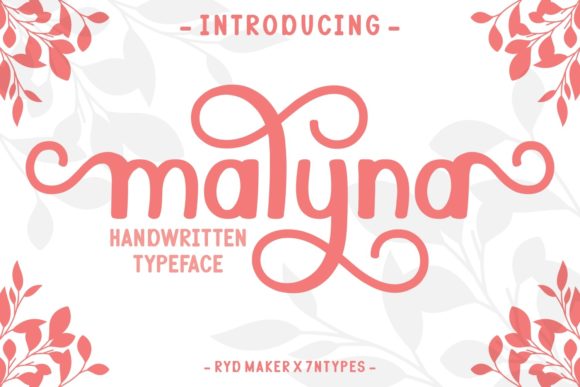 Malyna: A Chic Script Font for Elegant Web Design