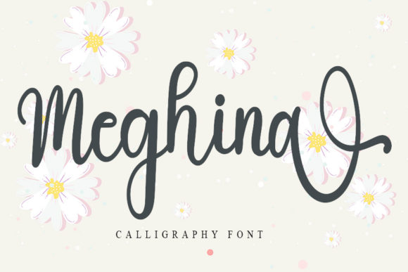 Meghina: A Handwritten Font for Romantic Branding