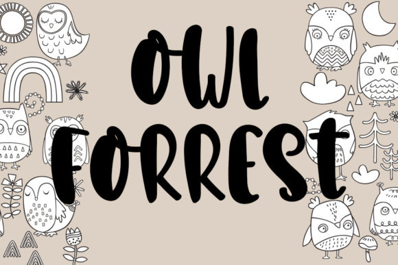 Owl Forest: A Script Font for Editorial Charm