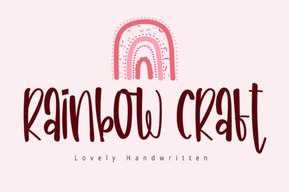 Rainbow Craft Font: A Whimsical Script for Bold Campaigns