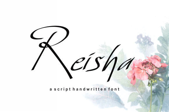 Reisha: A Refined Script Font for Elegant Branding