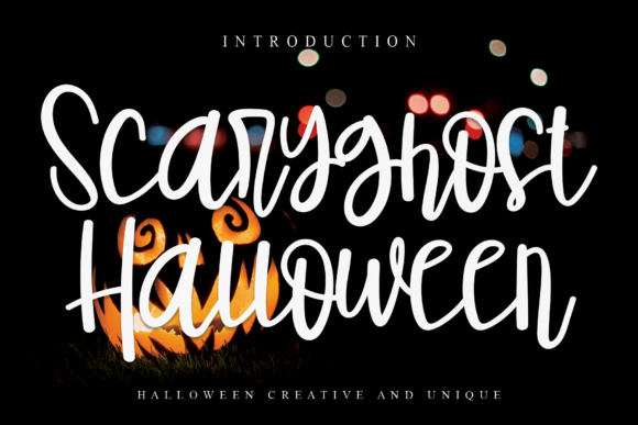 Scaryghost Halloween Font for Bold Design