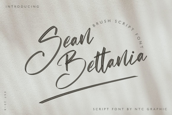 Sean Bettania: A Handwritten Font for Branding