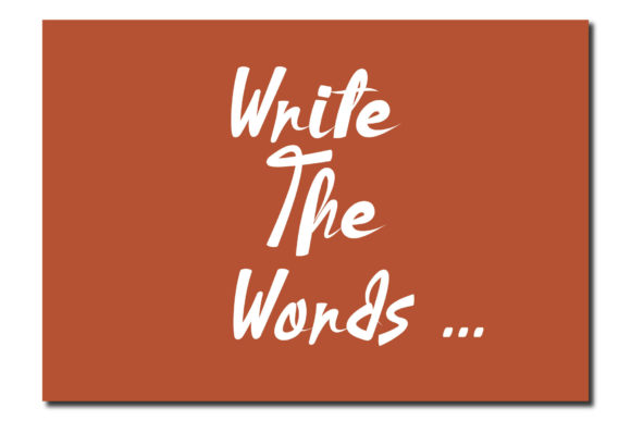Write the Words: A Refined Script Font for Web Design